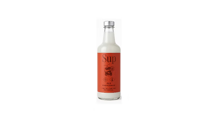 Sup Old Fashioned THC + CBD Mocktail, 750ml Bottle